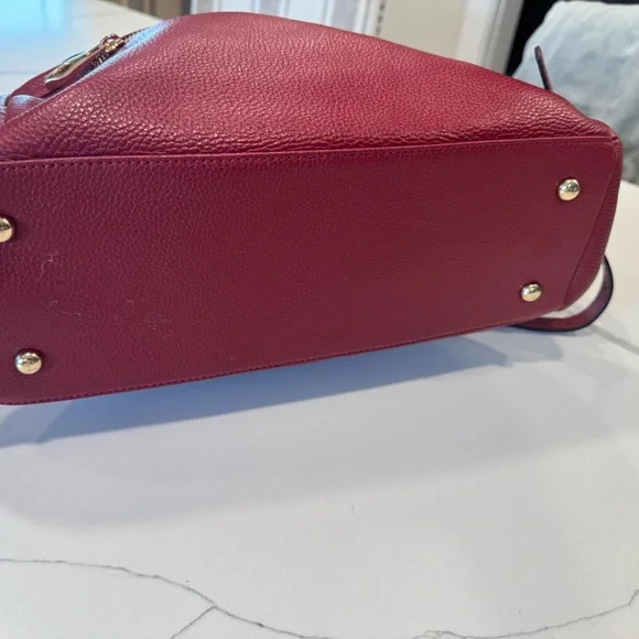 Red Genuine Leather KATTEE Bag - Picture 6 of 10